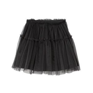 Zara ruffled tulle black skirt size 12-18 months